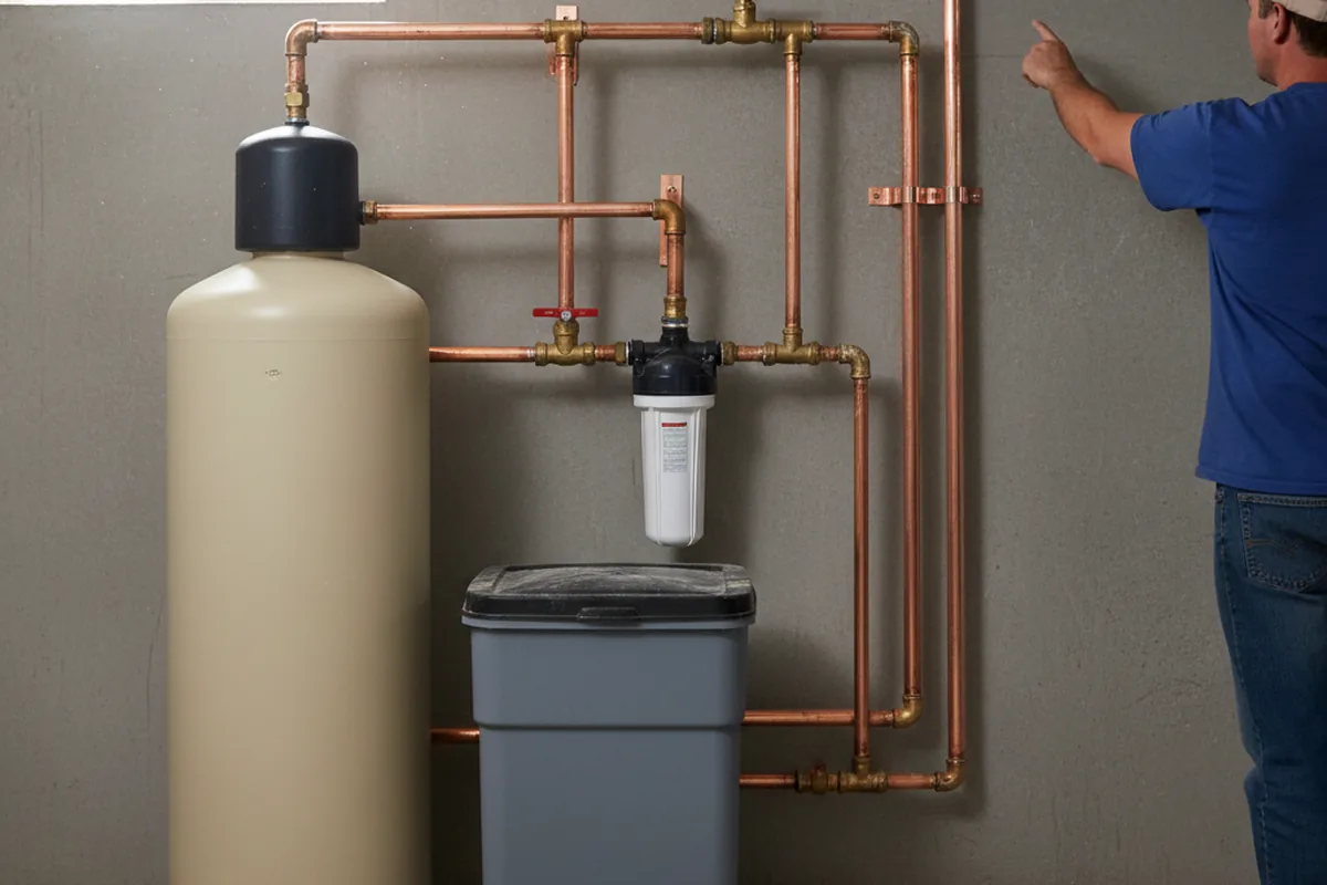 Whole-house water treatment system installed in Walhalla